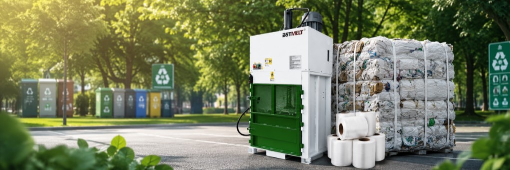 Vertical Hydraulic Baler